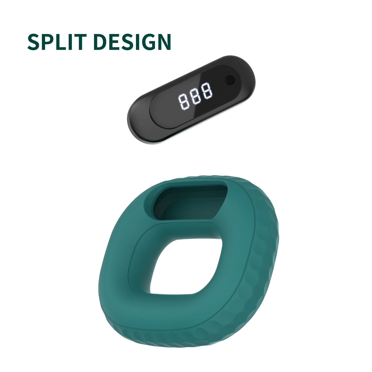 Grip Strength Trainer for Muscles Wrist Thumb Pain & Stress Relief Hand Grip Strengthener with LED Counter Display For earm